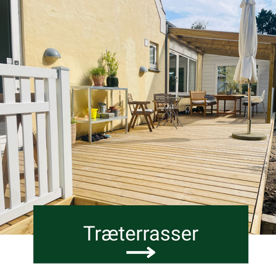 Tømrer Nordsjælland Bygning af træterrasser