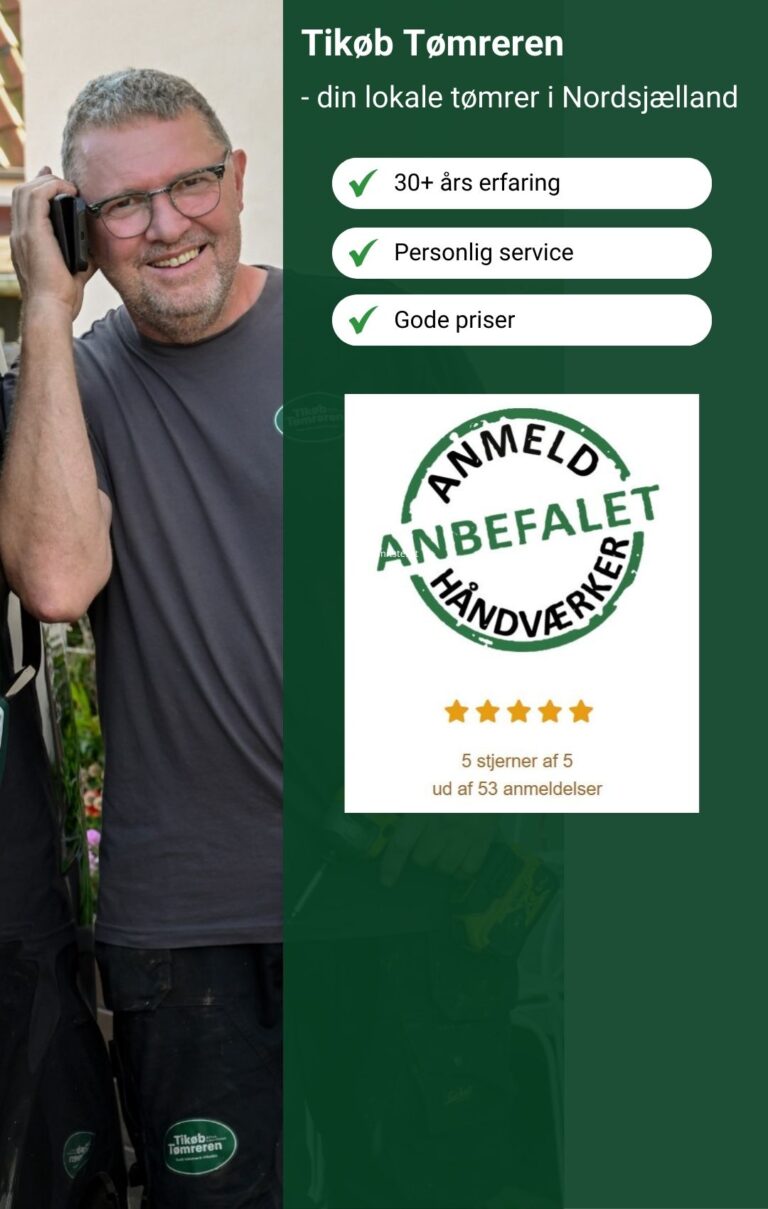 Allan tømrer fra Tikøb Tømreren