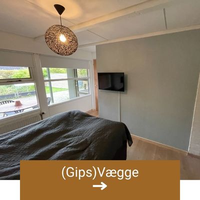 Renovering af bolig med nye gipsvægge