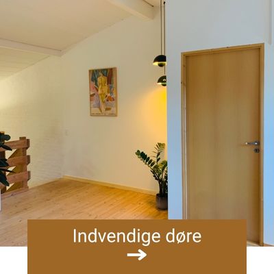 Renovering af bolig med nye indvendige døre